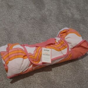 Society6 Pink and Orange Picnic Blanket